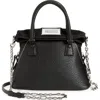 Maison Margiela Micro 5ac Classique Leather Top Handle Bag In Black