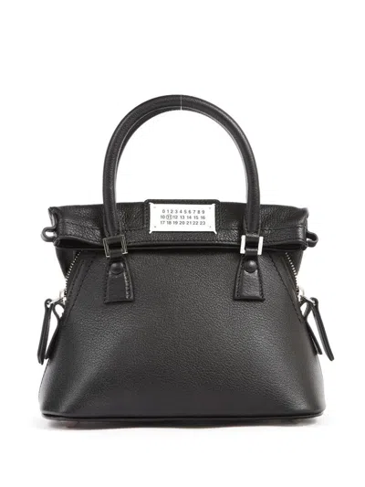 Maison Margiela Micro 5ac Classique Tote Bag In Black