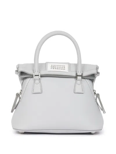 Maison Margiela Micro 5ac Classique Tote Bag In Grey