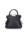Maison Margiela Structured Textured Leather Shoulder Bag
