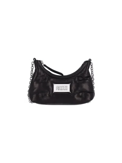 Maison Margiela Micro Bag Glam Slam Hobo In Black