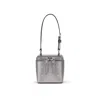 Maison Margiela Micro Cube Handbag Unisex Metallic Grey