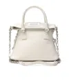 Maison Margiela Micro-standard Shoulder Bag In White