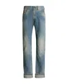 Maison Margiela Mid-rise Straight-leg Jeans In Blue