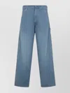 Maison Margiela Mid-waist Texturized 5 Pockets Jeans