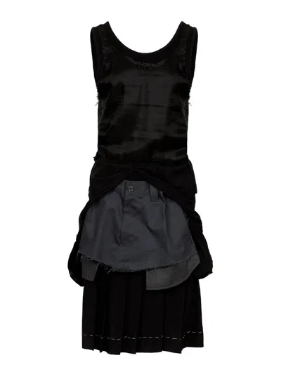 Maison Margiela Midi Dress In Gray