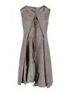 Maison Margiela Midi Dress In Gray