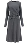 Maison Margiela Women's Midi Dress With Oversized Bow Detail