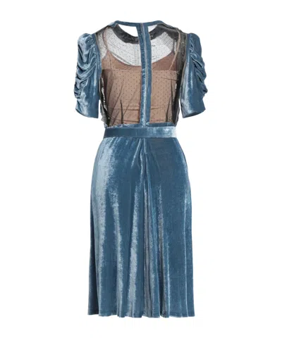 Maison Margiela Midi Dresses In Blue