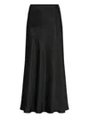 Maison Margiela Midi-length Flared Hem Skirt In Acetate In Multi