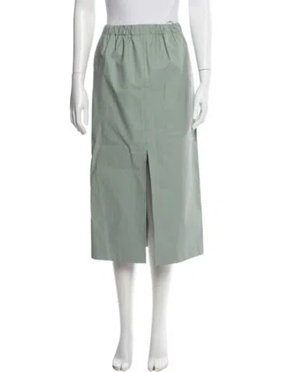 Pre-owned Maison Margiela Midi Length Skirt In Green