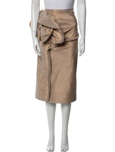 Pre-owned Maison Margiela Midi Length Skirt W/ Tags In Neutral