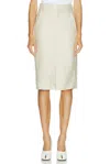 Maison Margiela Midi Skirt In Neutral