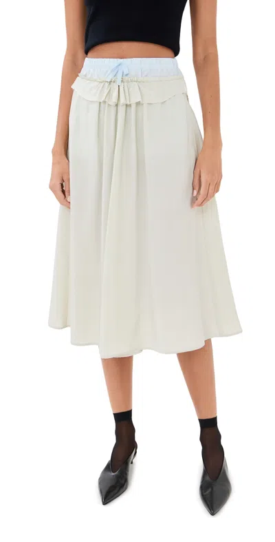 MAISON MARGIELA MIDI SKIRT HEALING ALOE