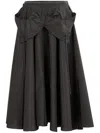 Maison Margiela Deconstructed-waist Nylon Midi Skirt