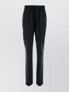 Maison Margiela Women Midnight Blue Mohair Blend Pant
