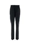 Maison Margiela Women Midnight Blue Mohair Blend Pant