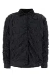 Maison Margiela Midnight Blue Polyester Reversibile Jacket In Blue