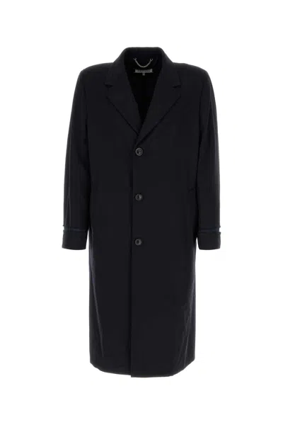 Maison Margiela Midnight Blue Wool Coat