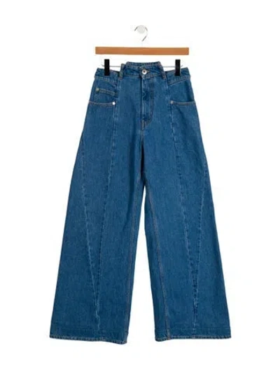 Pre-owned Maison Margiela Mid-rise Straight Leg Jeans In Blue