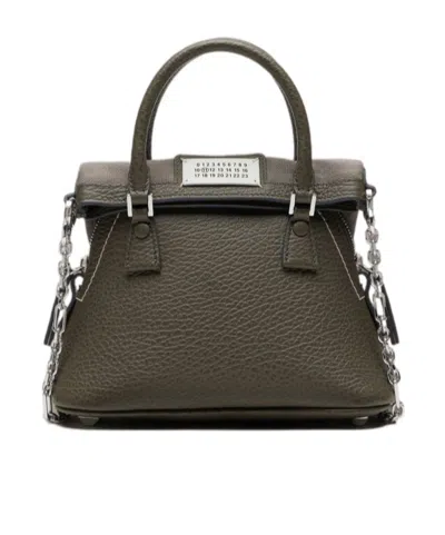 Maison Margiela Mini 5ac Classique Bag In Green