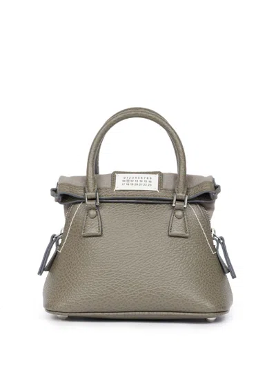 Maison Margiela Mini 5ac Classique Bag In Grey