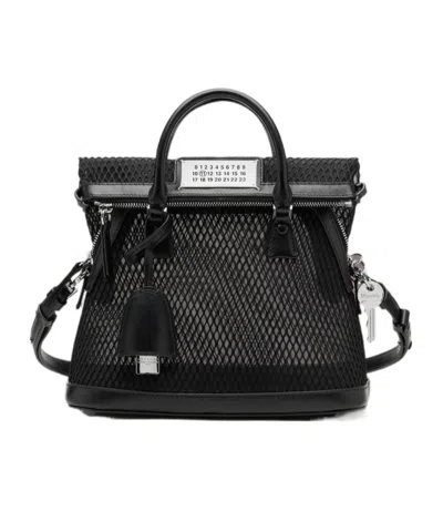 Maison Margiela Mini 5ac Classique Tote Bag In Black