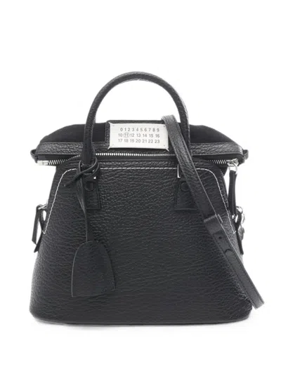 Pre-owned Maison Margiela Mini 5ac Handbag In Black