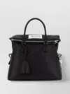 Maison Margiela '5ac Micro' Black Shoulder Bag With Logo Label