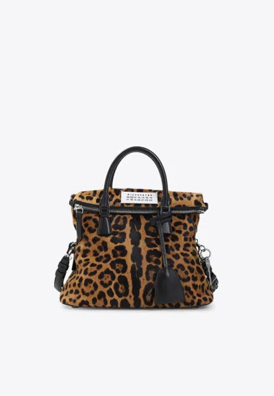 Maison Margiela Mini 5ac Loved To Death Crossbody Bag In Brown