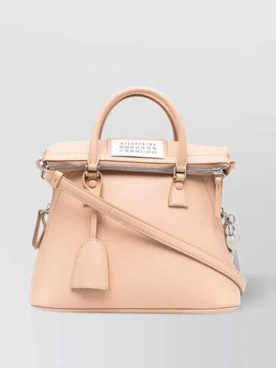 Maison Margiela Mini 5ac Shoulder Bag With Detachable Strap In Pink