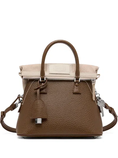 Maison Margiela Mini 5ac Tote Bag In Brown