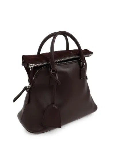 Maison Margiela Mini 5ac Zip-fastening Tote Bag In Brown