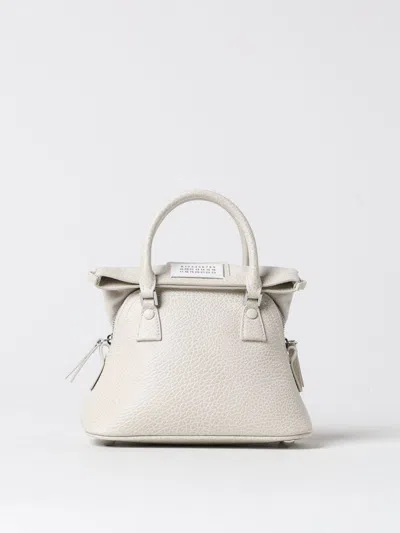Maison Margiela Micro-standard Shoulder Bag In White