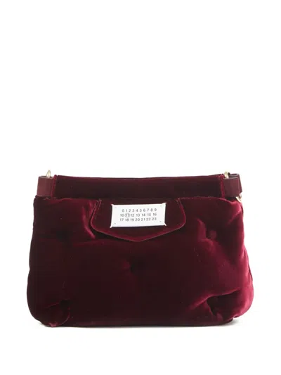 Maison Margiela Mini Glam Slam Red Carpet Crossbody Bag In 红色