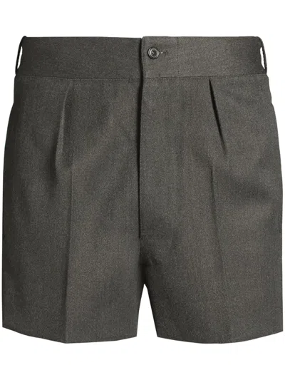 Maison Margiela Mini Tailored Shorts In Grey