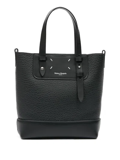 Maison Margiela Mini Vertical Tote Bag In Black