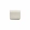 Maison Margiela Mini Wallet With Removable Silver Chain Strap In White