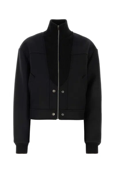 Maison Margiela Mini Wool Jacket For Women In Black
