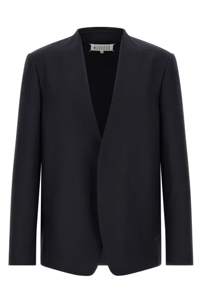 Maison Margiela Tailored Blazer Suit Notch Neckline Occasion In White