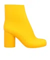 Maison Margiela Minimalist Ankle Boots In Yellow