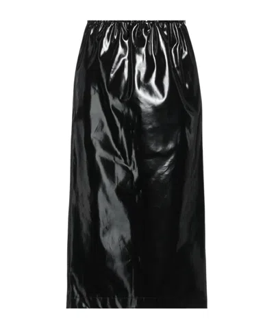 Maison Margiela Minimalist High-waist A-line Skirt In Black