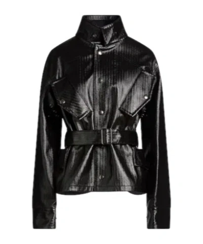 Maison Margiela Minimalist Long-sleeve Jacket In Black
