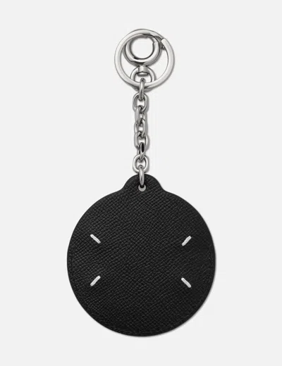 Maison Margiela Mirror Key Chain In Black