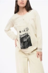 Maison Margiela Mm1 Mm10 2 Buttons Crew-neck Sweatshirt