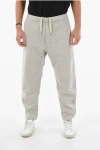 Maison Margiela Mm10 Brushed-cotton Joggers With Ankle Zips