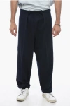 Maison Margiela Mm10 Single-pleated Wool Blend Chinos Pants