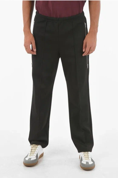 Maison Margiela Mm10 Zipped Maxi Pocket Drawstring Pants In Black