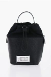 Maison Margiela Mm11 Grained Leather 5ac Bucket Bag With Chain Shoulder Stra