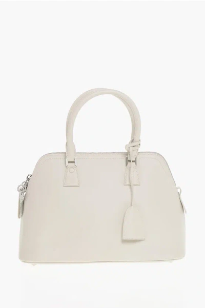 Maison Margiela Mm11 Leather 5ac Tote Bag With Removable Shoulder Strap